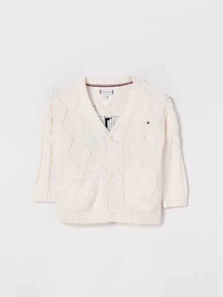 Cardigan a v Tommy Hilfiger in misto cotone
