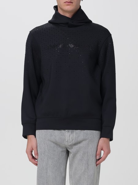 Felpa con cappuccio Emporio Armani in jersey