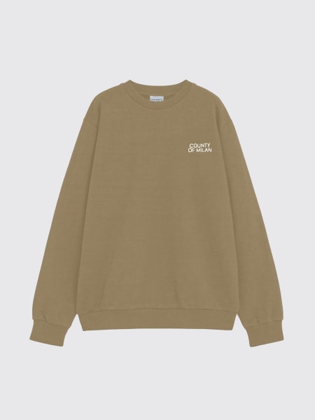 Felpa a girocollo con logo County Of Milan