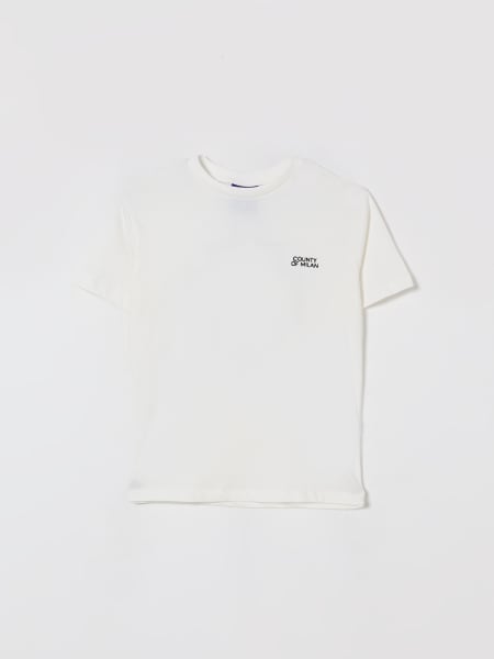 T-shirt in cotone con logo County Of Milan