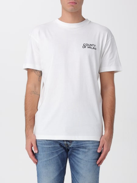 T-shirt in cotone con logo County Of Milan
