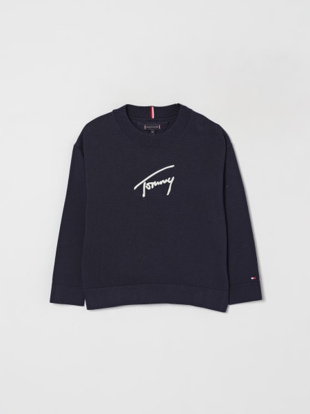 Maglia a girocollo con logo Tommy Hilfiger in cotone