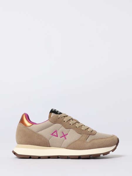 Sneakers Ally SUN68 in camoscio e mesh