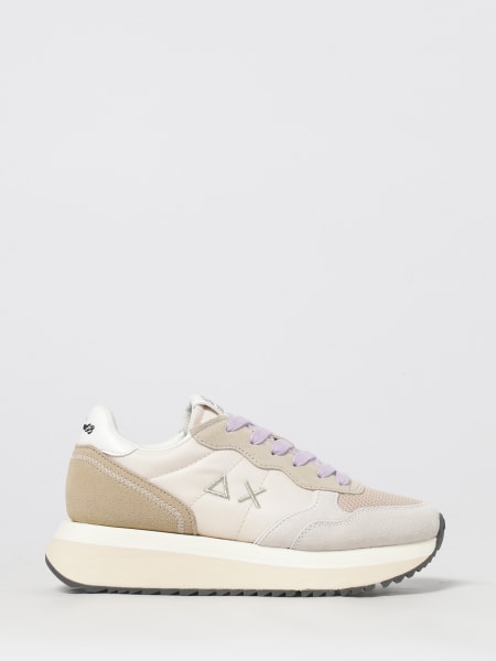 Sneakers Big Stargirl SUN68 in camoscio e nylon