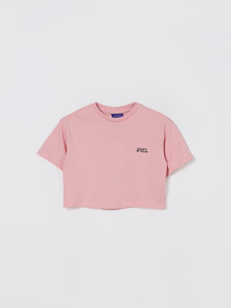 T-shirt a maniche corte con stampa posteriore County Of Milan