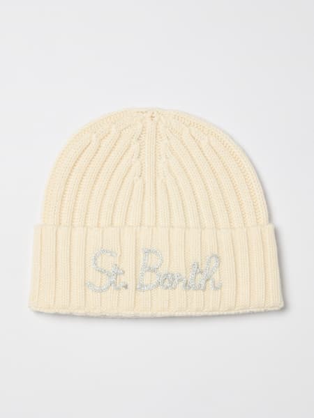 Cappello Mc2 Saint Barth in misto lana a coste con ricamo
