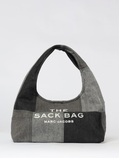 Borsa The Patchwork Sack Bag Marc Jacobs in denim