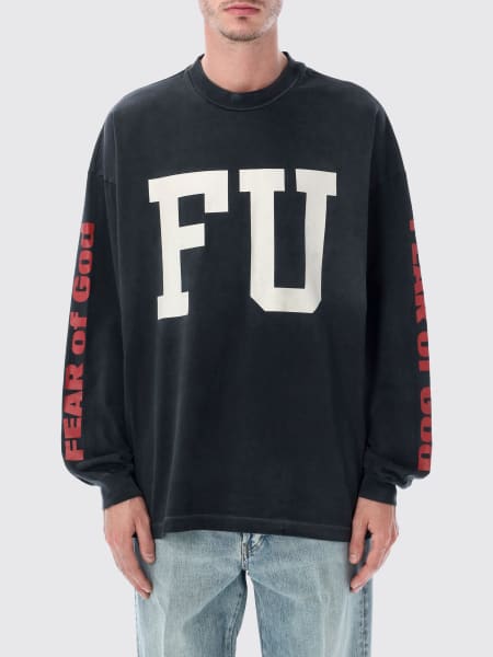 T-shirt in cotone con logo over Fear Of God