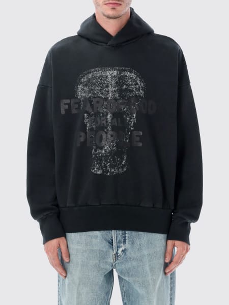 Felpa con cappuccio Fear Of God in cotone con stampa logo
