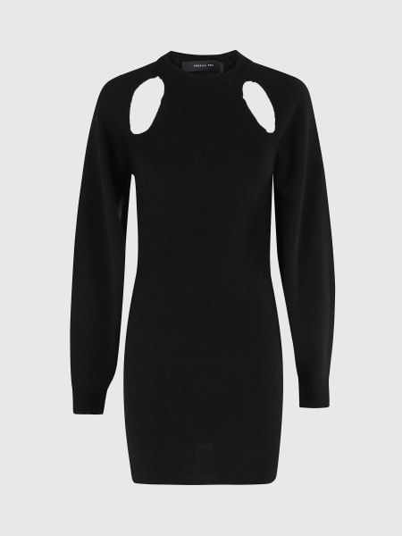Abito mini Federica Tosi in maglia con dettaglio cut-out