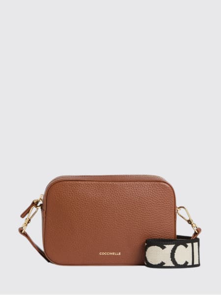 Borsa Tebe Small Coccinelle in pelle a grana