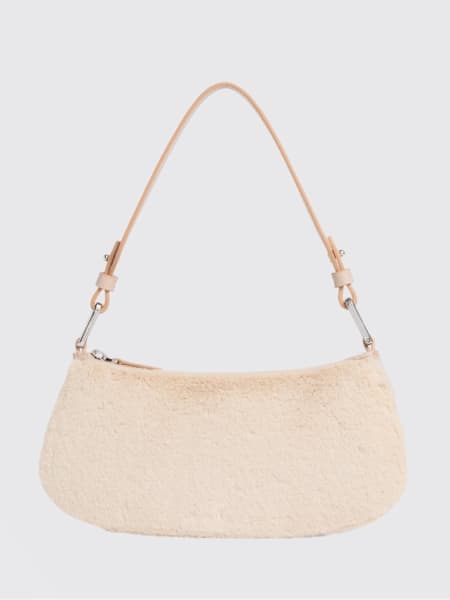 Borsa Merveille Coccinelle in pelliccia sintetica e pelle martellata