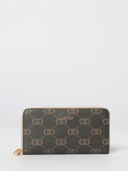 Portafoglio in pelle sintetica logato Liu Jo