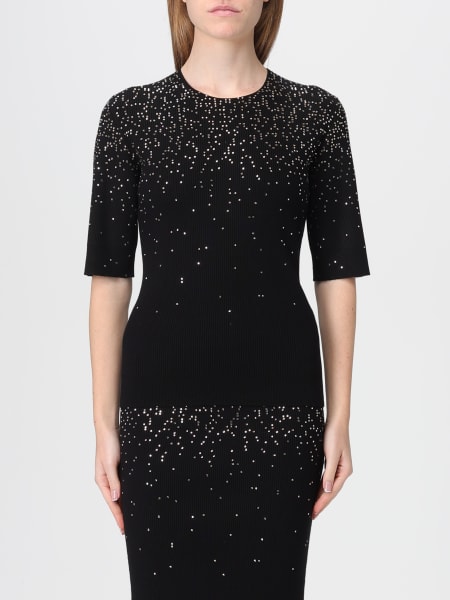 Maglia a girocollo Liu Jo in misto viscosa con strass