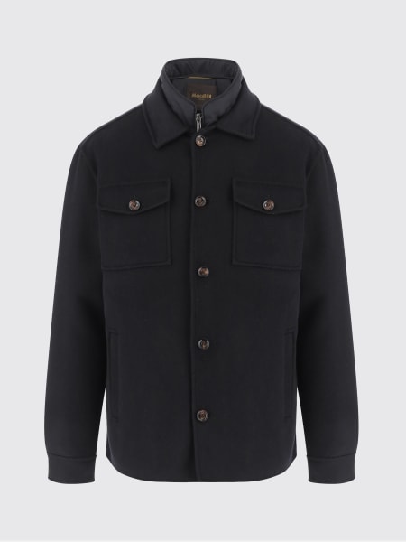 Overshirt Moorer in lana e cashmere