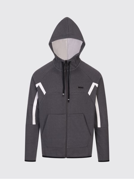 Felpa in maglia di misto cotone Boss