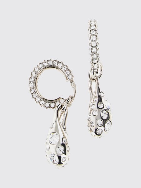 Orecchini Zoo Poodle Marni in ottone con strass incastonati