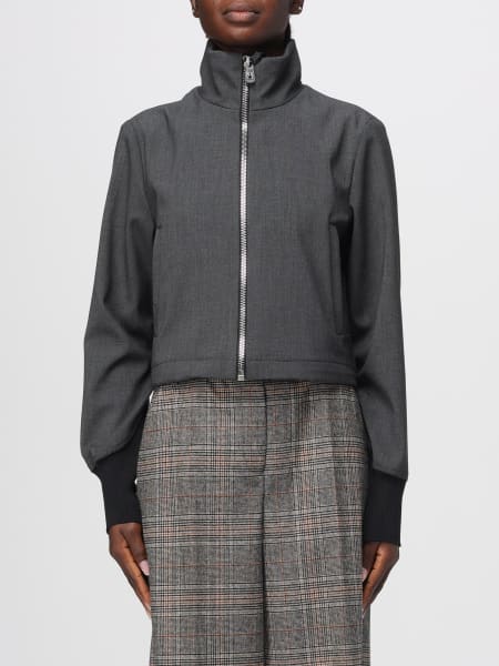 Giacca cropped Pinko con zip e coulisse