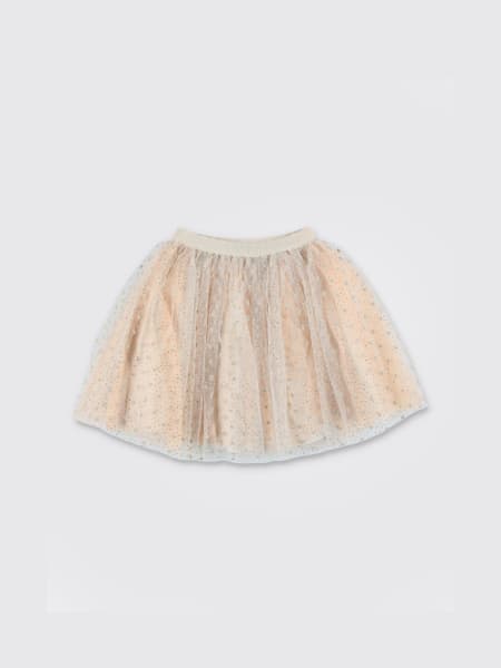 Gonna a ruota Bonpoint in tulle a pois