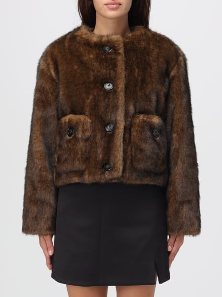 Fur coat woman Marc Jacobs