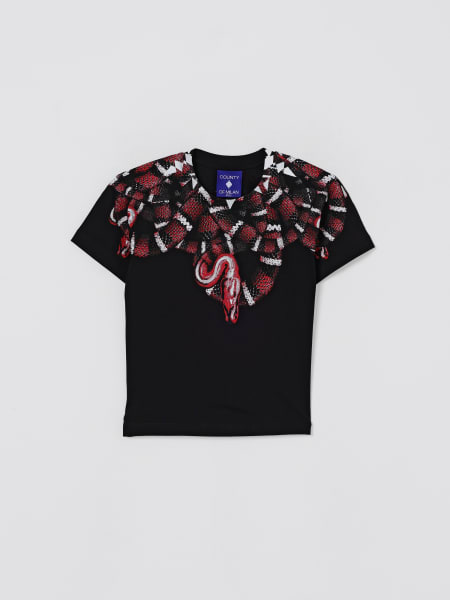 T-shirt in cotone Snake County Of Milan