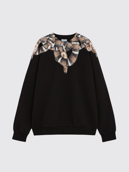 Felpa di cotone stampata County Of Milan