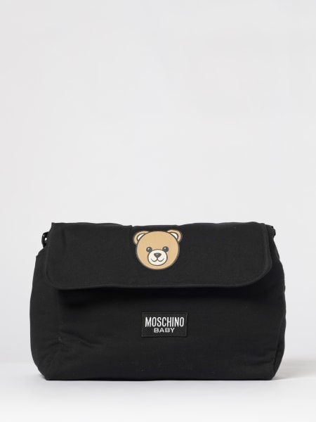 Diaper bag con stampa Teddy Moschino