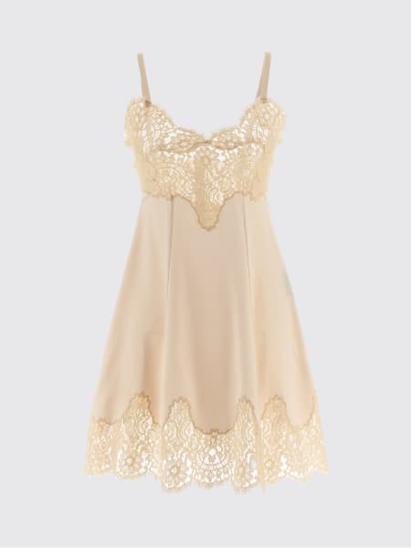 Abito slipdress Dolce & Gabbana in seta e cotone