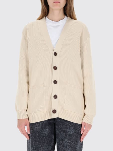 Cardigan Golden Goose in cotone con logo