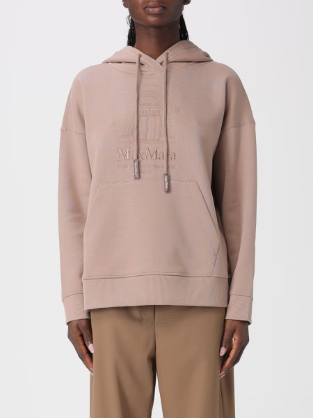 Felpa con cappuccio in cotone con logo 's Max Mara