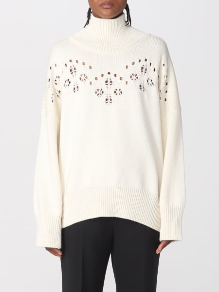 Chloé sweater in pointelle wool