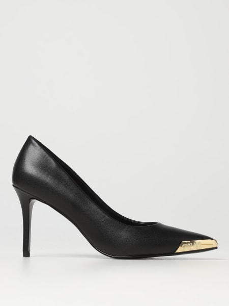 Versace Jeans Couture leather pumps