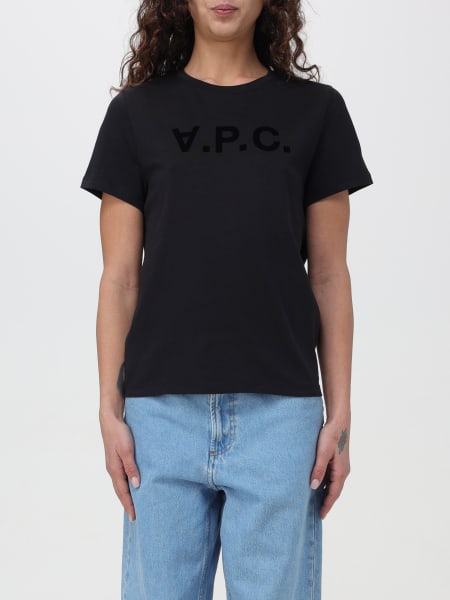 T-shirt basic A.P.C. in floccato