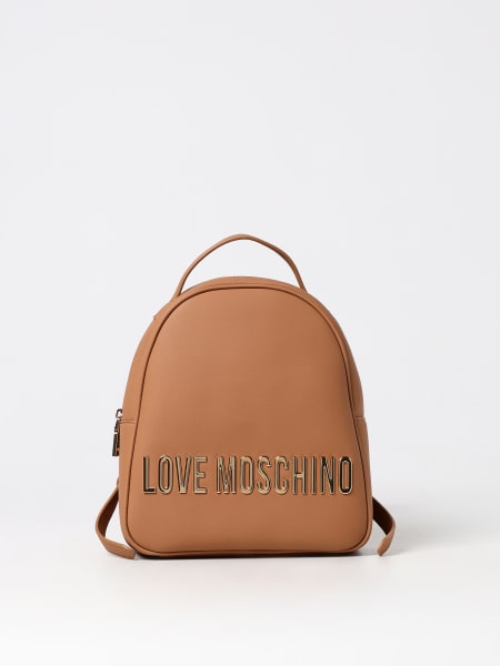 Love Moschino backpack in synthetic leather with logo