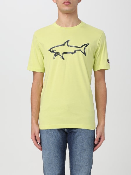 T-Shirt PAUL amp; SHARK Men color Yellow