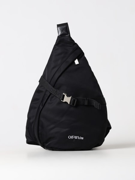 Zaino Outdoor Off-White in nylon