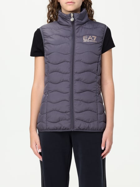 Ea7: Gilet EA7 in nylon trapuntato