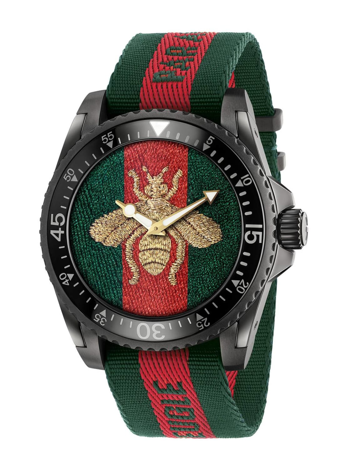 Gucci green bee watch best sale