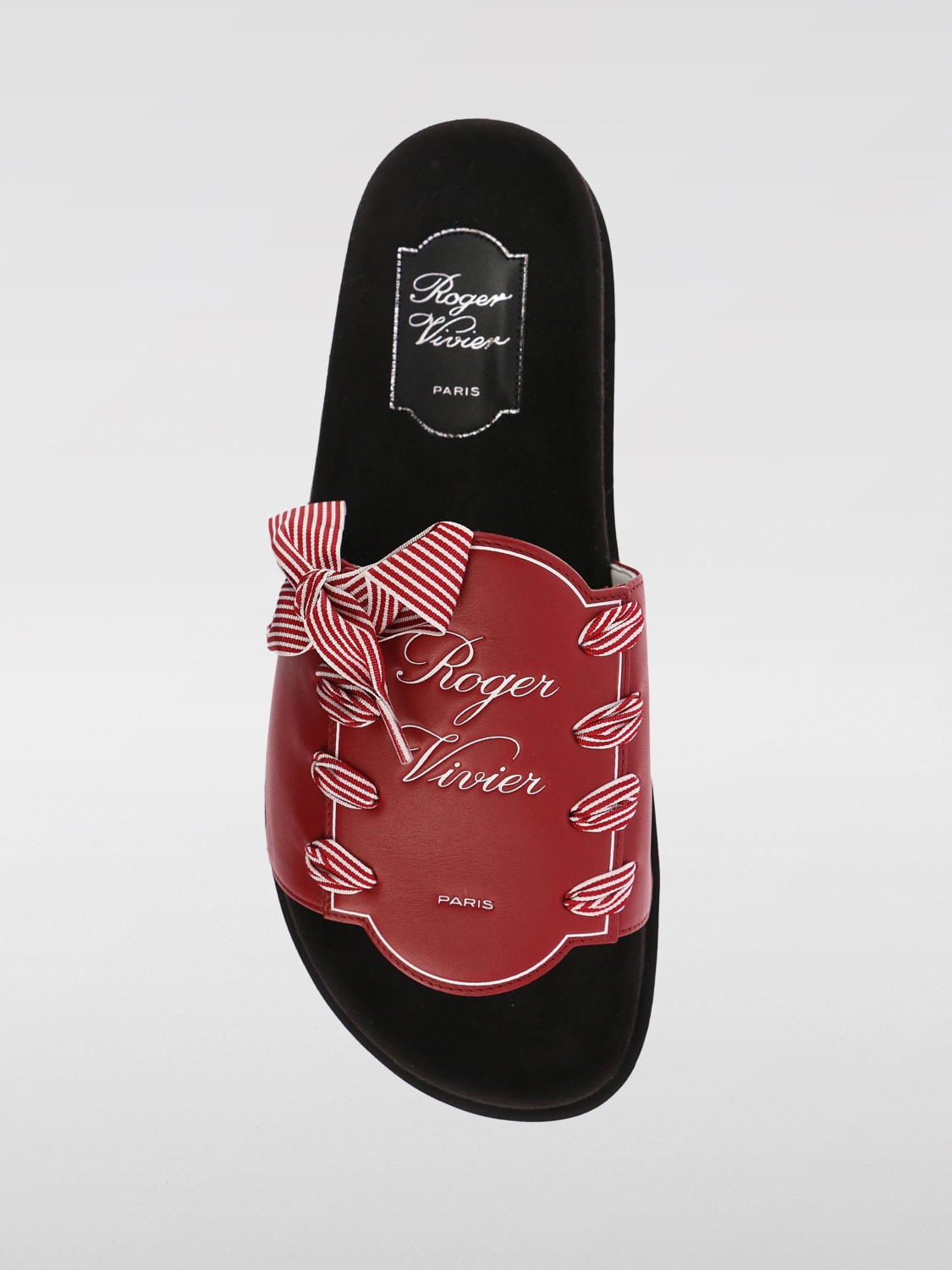 ROGER VIVIER FLAT SANDALS: Shoes women Roger Vivier, Red - Img 4