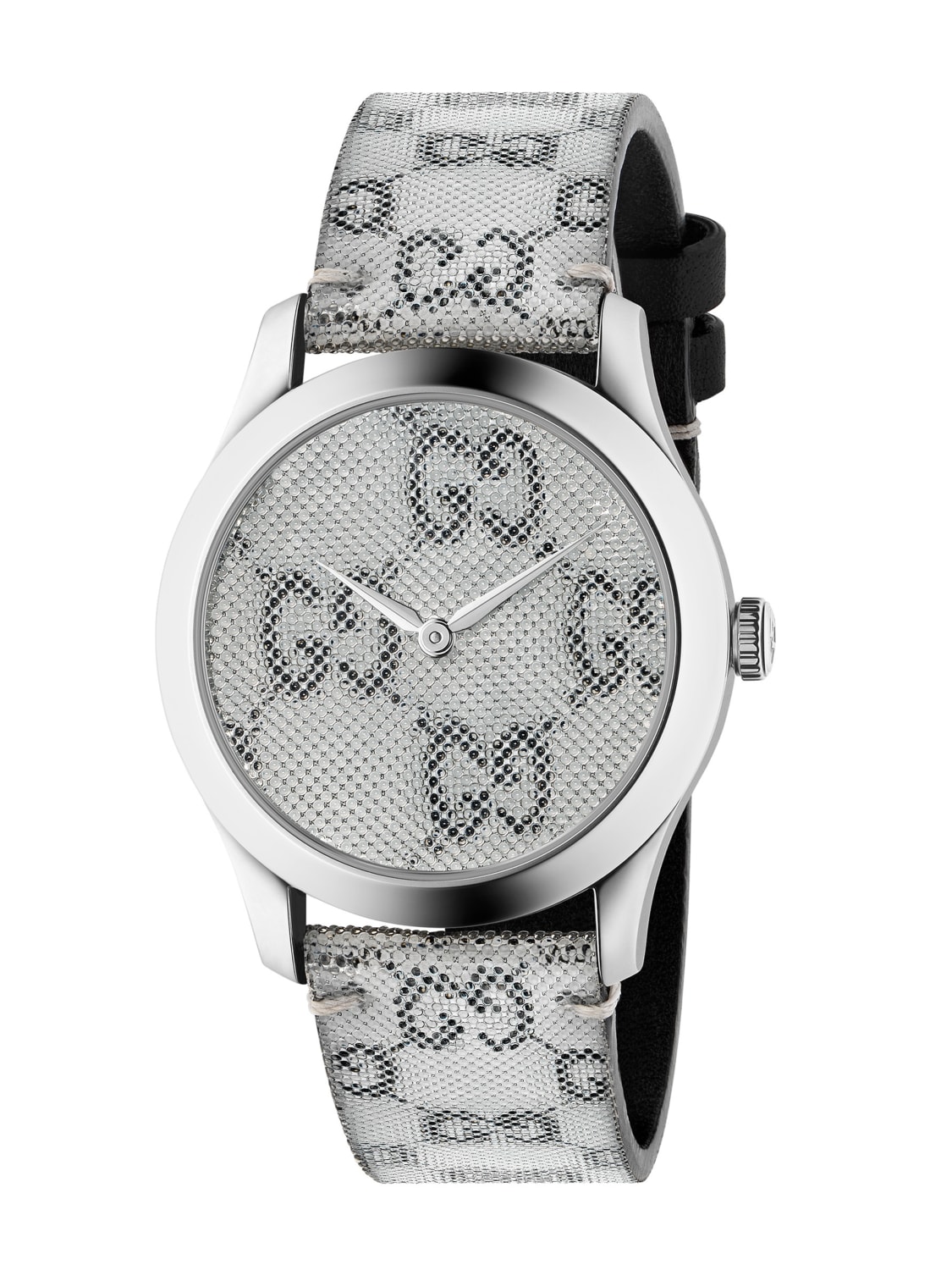 GUCCI OROLOGIO: Medium gg floating, Argento - Img 1