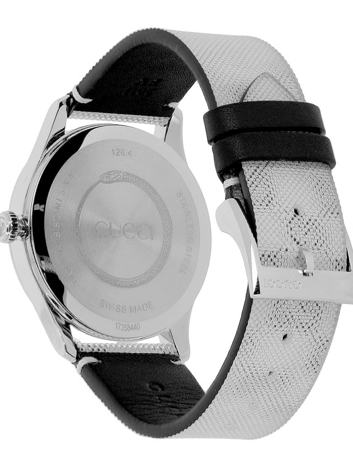 GUCCI OROLOGIO: Medium gg floating, Argento - Img 2