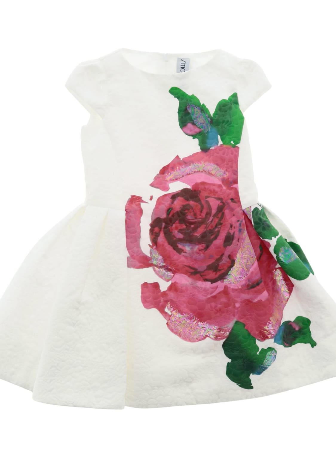 SIMONETTA DRESS: Dress kids Simonetta, White - Img 1