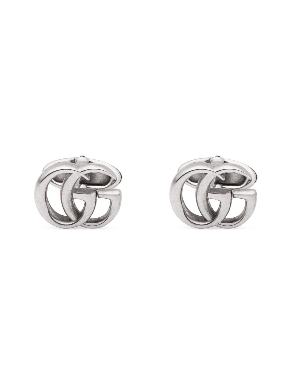 GUCCI GIOIELLI: Gemelli gg marmont cufflinks 17mm slv, Argento - Img 1