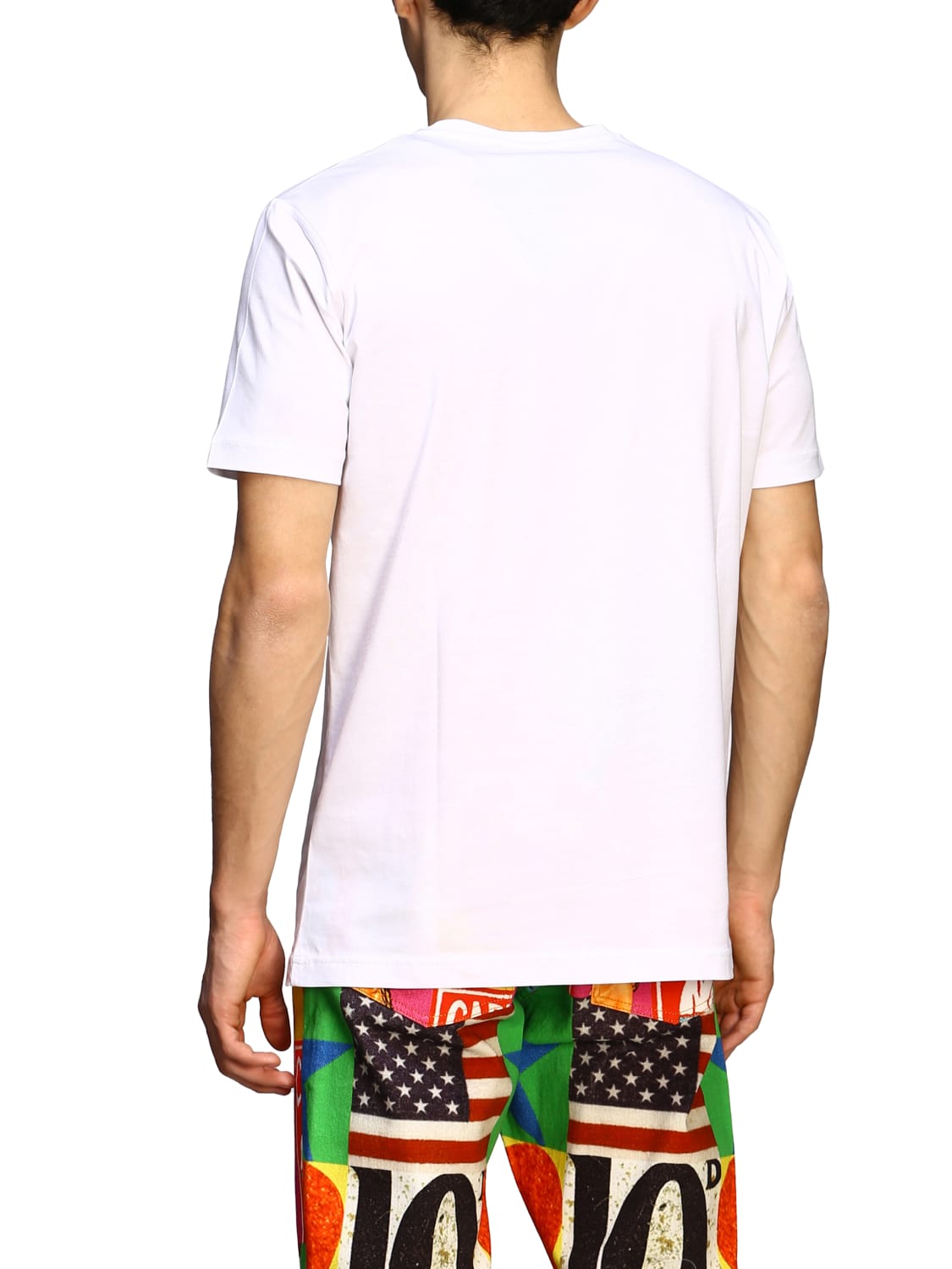 ICEBERG T-SHIRT: Iceberg x Peter Blake t-shirt with Amerika print, White - Img 3