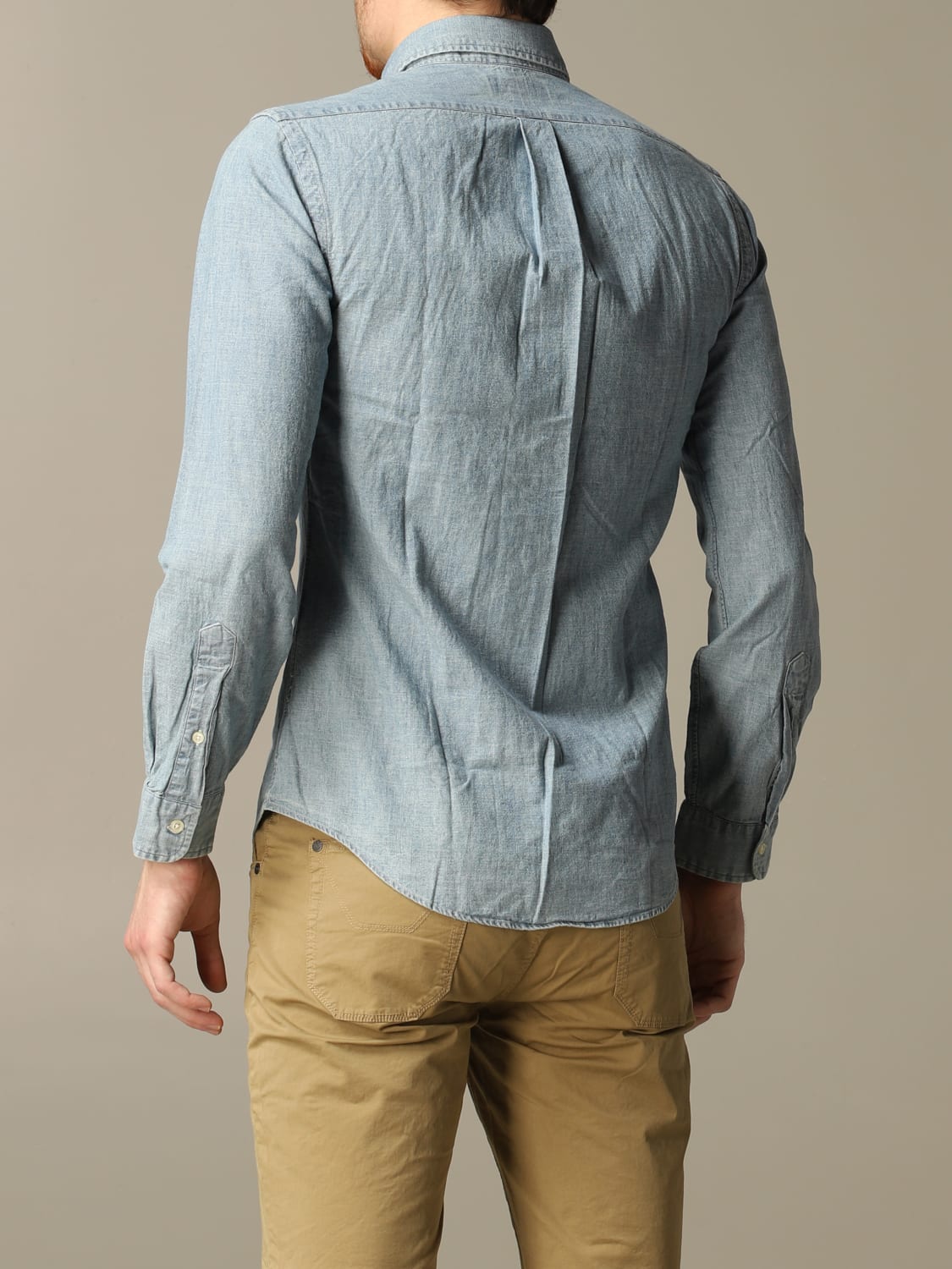 POLO RALPH LAUREN シャツ: シャツ メンズ Polo Ralph Lauren, ストーンウォッシュド - Img 2