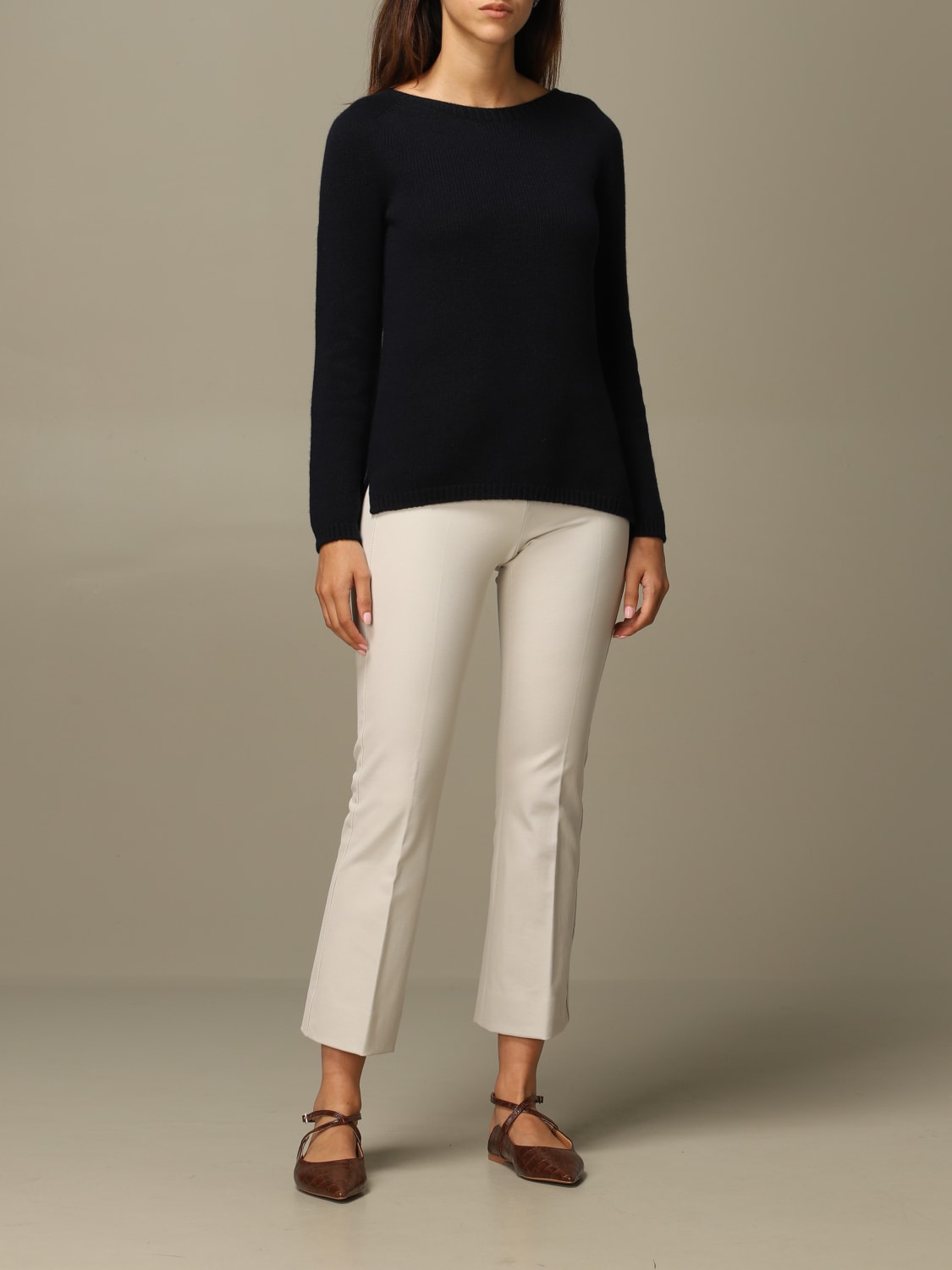 'S MAX MARA MAGLIA: Pullover Giorgio S Max Mara in cashmere, Blue - Img 2