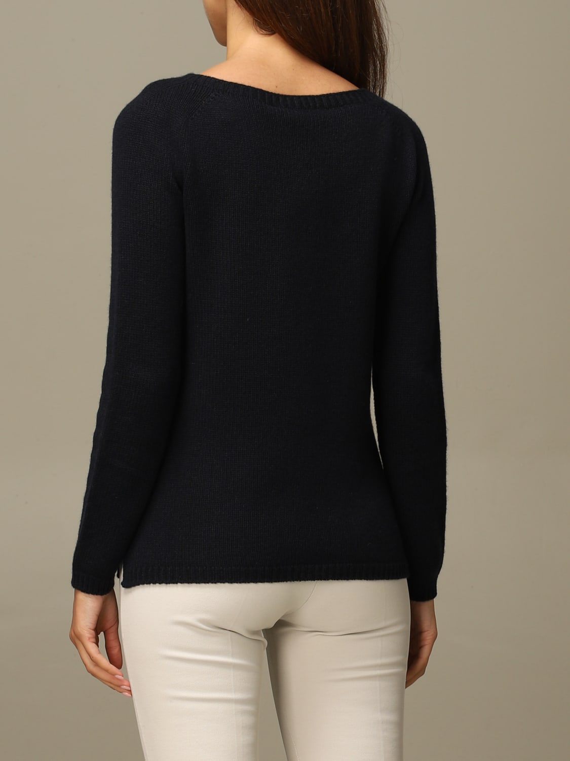 'S MAX MARA MAGLIA: Pullover Giorgio S Max Mara in cashmere, Blue - Img 3