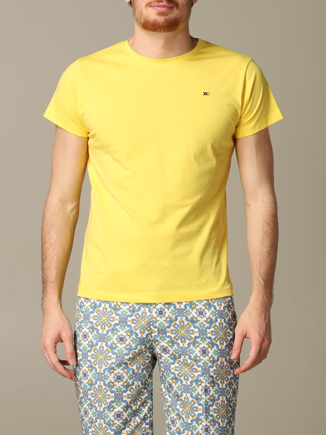 XC T-SHIRT: T-shirt homme XC, Jaune - Img 1