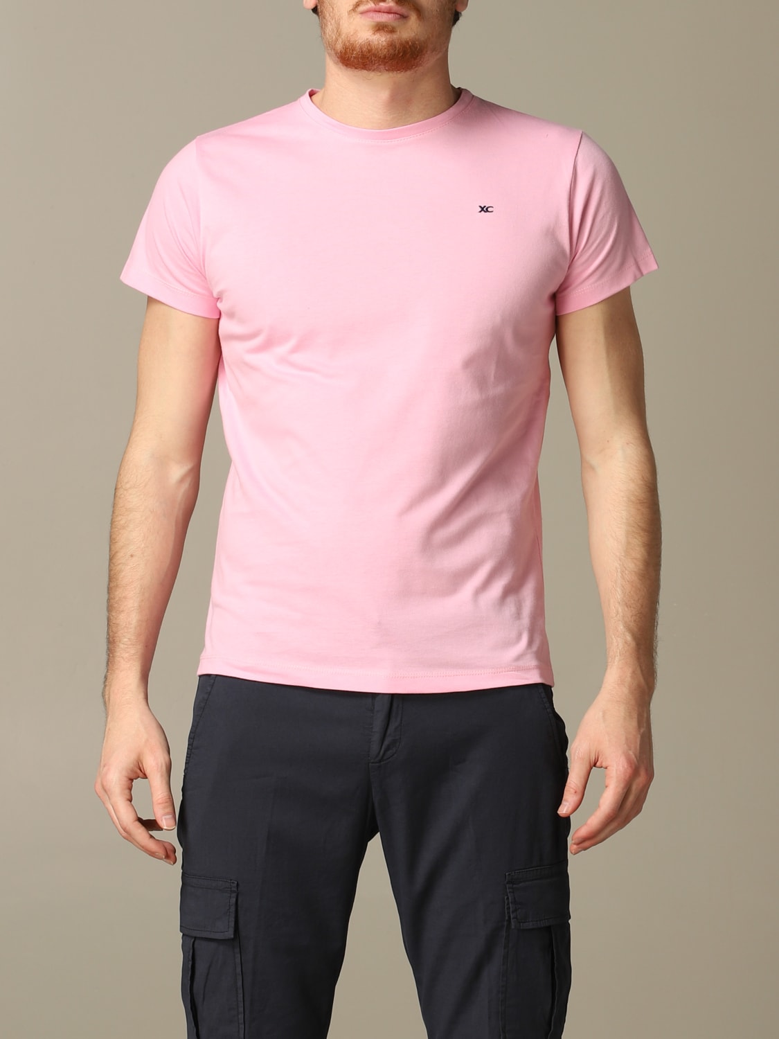 XC T-SHIRT: T-shirt XC slim fit a maniche corte, Rosa - Img 1