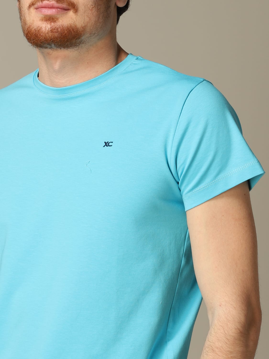 XC T-SHIRT: T-shirt men XC, Sky Blue - Img 3